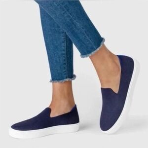 Rothy’s‎ The Original Slip On Sneaker Navy Blue Women Sz 11.5